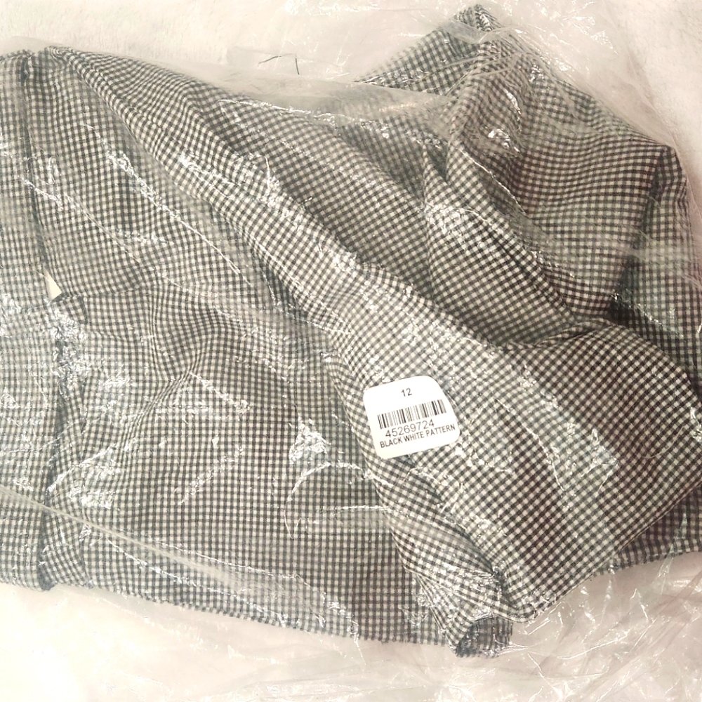 Checked slacks